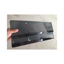 Bmw M Logolu Lüx Pleksi Plakalık 2 Adet 3d Piano Black Lazer Kesim - 660764734