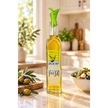 Cam Yağdanlık Ve Zeytinyağlık 500 Ml & Sızdırmaz Yağ Şişesi Yeşil - 932248080 Yeşil