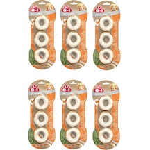8in1 Delight Bones 3'lü Rings Tavuklu Köpek Ödülü X 6 Adet