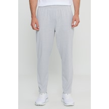 AC&Co / Altınyıldız Classics Erkek Grı Melanj Pamuklu Standart Fit Normal Kesim Beli Lastikli Cepli Pijama Altı Gri Melanj