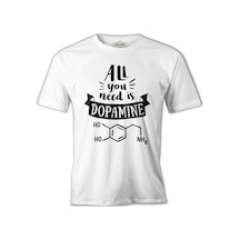 Kimya - Dopamin Element Beyaz Erkek Tshirt