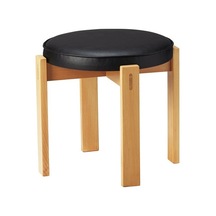Ikea Holmsjö Ahşap Tabure, Kayın-siyah, 42 Cm