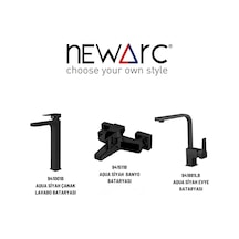 Newarc Aqua 941001B + 941511B + 941881LB Batarya Set Siyah