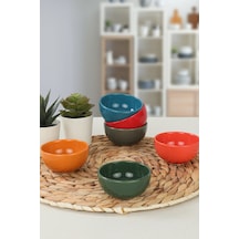 Keramika Rainbow Bulut Çerezlik Sosluk 8 CM 6 Adet 113 617