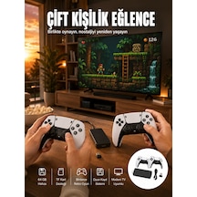 Hdmı Girişli Retro Oyun Çubuğu 2 Kişilik Kablosuz Yeni Nesil