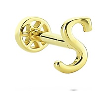 Glorria Altın S Harfi Tragus Piercing