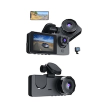 3 Kameralı 2 İnç 1080p Araç İçi Kamera Sürüş Kamerası Carplay 25099395