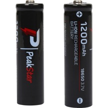 inal 3.7 V 1200 Mah Şarj Edilebilir 18650 Turbo Model Li-ion Şarjlı Pil Crchmgo