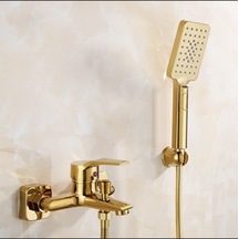 İsaoğlu Yapı Gold Duş Seti Batarya Dahil Komple Set Altın Duş Başlığı Gold