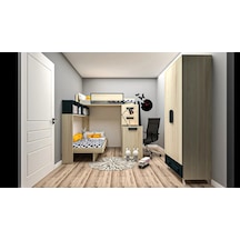 Allium Genç Odası Takımı Mdf Beyaz