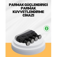 Ayarlanabilir Parmak Güçlendirme Aleti Dayanıklı Yapı Siyah