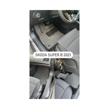 Skoda Super B 2015-2023 Eva Akıllı Oto Paspas+metal Topukluk Siyah