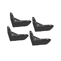 Suntek 4 Adet Mobilya Ayağı Dekor Klasik Tezgah Oturma Odası Siyah