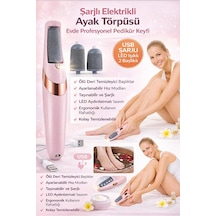 Şarjlı Ayak Törpüsü Pedikür Ve Ayak Bakım Aleti Ayak Tabanı Bakım Törpüsü Topuk Nasır Temizleme