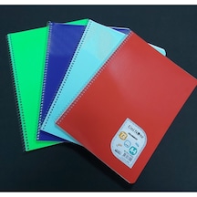 Çınar A4 Kareli Defter Colormaxi Spiralli Pp Kapak 72 Yaprak 4 Adet