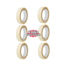 Maskeleme Bandı 6 Adet 48Mm Kağıt Boya Bantı