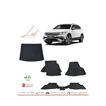 Volkswagen Tiguan 3d Havuzlu Paspas Üst Kademe Bagaj Havuzu Seti 2016-2023 Uyumlu