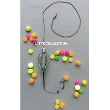 Gezer Yaylı Leadcore'lu Sazan Rig Takımı 14 Mm Turuncu Pop Up