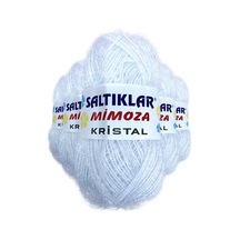 5 Adet Mimoza Kristal Işıltılı Şal Patik Yelek İpi Optik Çok Renkli