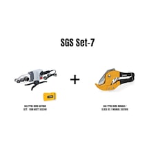 Sgs Set-7 Sgs Pprc Boru Kaynak Seti - 1500 Watt Sgs348+sgs Pprc Boru Makası / Class 42 / Manual Sgs1010