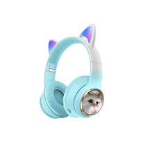 Torima HD11 Sevimli Kedi Karükatür Bluetooth 5.3 Kulak Üstü Kulaklık