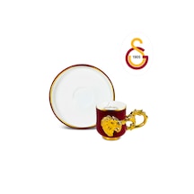 Karaca X Taraftar Galatasaray Lisanslı 2 Kişilik Kahve Fincan Takımı 90 Ml Kırmızı