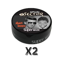 Sector Hairmate Superwax Islak Görünüm Siyah Wax 150 Ml 2 Adet