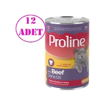 Proline Kedi Konserve Maması Biftekli 400 Gr 12 Ad