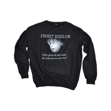 Fikret Kızılok Baskılı Sweatshirt Siyah