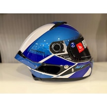 Kask Mt Thunder 4 Sv Freeway A5 Parlak Mavi