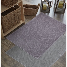 Fushia Ayak Havlusu Banyo Paspası 50 x 70 CM 2 Adet 001