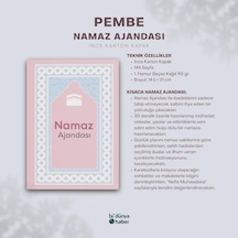 Namaz Ajandası Normal Seri Pembe Çok Renkli