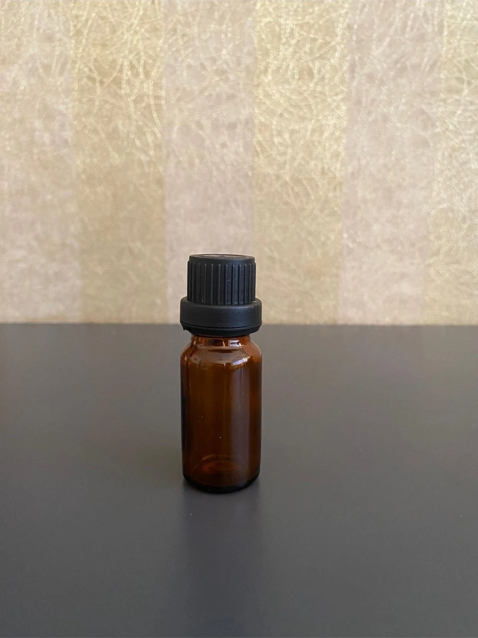 10ml Amber Cam İçten Damlalıklı Şişe Siyah Kapak, 100 Adet, Damlalıklı Şişe, Damlatmalı Şişe Kahverengi