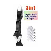 5 In 1 Silikon Kazıyıcı Derz Ve Tutkal Sökücü Bıçak Açısı Güzellik Dikiş Spatula Karışık