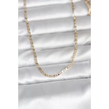 Cm 14k Gold Renk Yassı Zincir Model 60 Cm Kadın Kolye - Tj-bko10984 Çok renkli 93939400