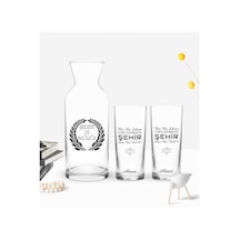Kişiye Özel Renkli Baskılı Biz Bu Şehrin Tasarımlı İkili Rakı Bar