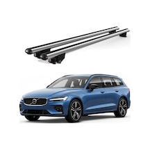 Kanca Volvo V90 Sw 2016 Ve Sonrası Uyumlu Gri Kilitli Ara Atkı 120cm Port Bagaj Tavan Barı