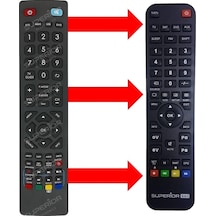 Lc-22cfe4000e / 24che4000e / 55cfe6452e Lcd Led Smart Tv Kumandası