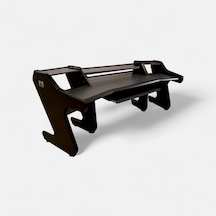 Monodesk Pro Edition Stüdyo Masası Mat Siyah & Antrasit 260 Cm. Antrasit Gri - Siyah