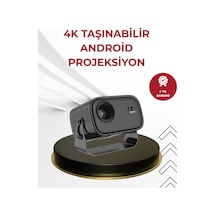 Wifi 6 Ve Bluetooth 5 Bağlantılı Taşınabilir Projeksiyon Makinesi-130669