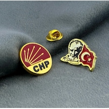 Chp Rozet Atatürk Rozet Hediyeli Çok Renkli