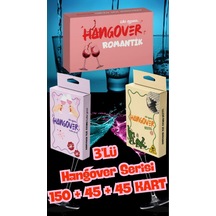 3'lü Hangover Şhot Serisi - Romatik Büyük & Brutal Mini & Kızlar Gecesi Mini - Eğlenceli Parti Oyunu