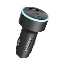 Anker 335 Araç Şarj Cihazı 67w, 2 Usb Tip C Pd Bağlantı Noktalı Araç Şarj Cihazı Ve 1 Usb-a Bağlantı Noktası, Siyah, A2736h11