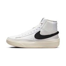 Nike Blazer Phantom Mid Erkek Sneaker Ayakkabı Dar Kalıp Beyaz - 638473054 Beyaz