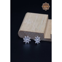 Güneş Tasarım 925 Ayar Gümüş Telkari Kadın Küpe 201023951 Gümüş