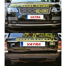 Range Rover 3.6 Tdv8 2008-2011 Uyumlu Range Rover Gri Kaput-bagaj Yazı-land Rover Tampon-bagaj Arma