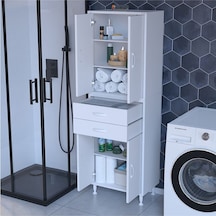 Çok Amaçlı Dolap Mutfak Dolabı Banyo Dolabı Ofis Dolabı Çekmeceli Beyaz