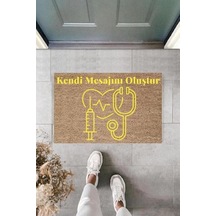 Dijital Baskı Kişiye Özel İç Kapı Dekorasyon Paspas Ps11215 Renkli