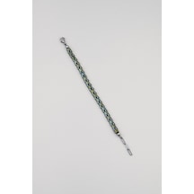Hematit Taşlı 21 Cm Gümüş Erkek Bileklik Çelik