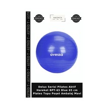 Delux Serisi Pilates Aktif Hareket Bpt-65 Blue 65 Cm Plates Topu Poşet Ambalaj Mavi
